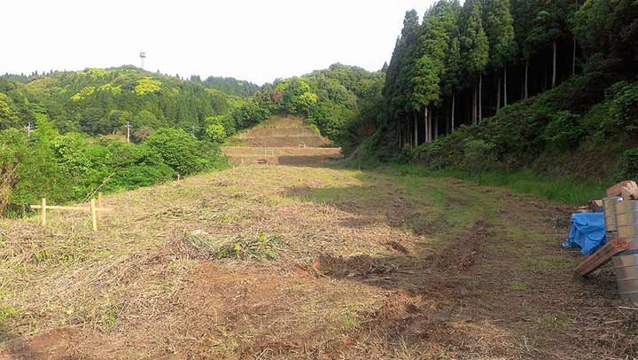 太陽光　宮崎　清武着工前